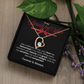 To My Beautiful Wife Forever Love Necklace - PlumOnyx