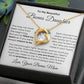 Beautiful Bonus Daughter Forever Love Necklace | From Bonus Mom - PlumOnyx