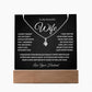 To My Beautiful Wife Acrylic Keepsake Gift Set - PlumOnyx