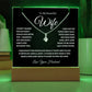 To My Beautiful Wife Acrylic Keepsake Gift Set - PlumOnyx