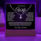 To My Beautiful Wife Acrylic Keepsake Gift Set - PlumOnyx