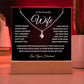 To My Beautiful Wife Acrylic Keepsake Gift Set - PlumOnyx
