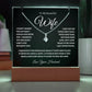 To My Beautiful Wife Acrylic Keepsake Gift Set - PlumOnyx