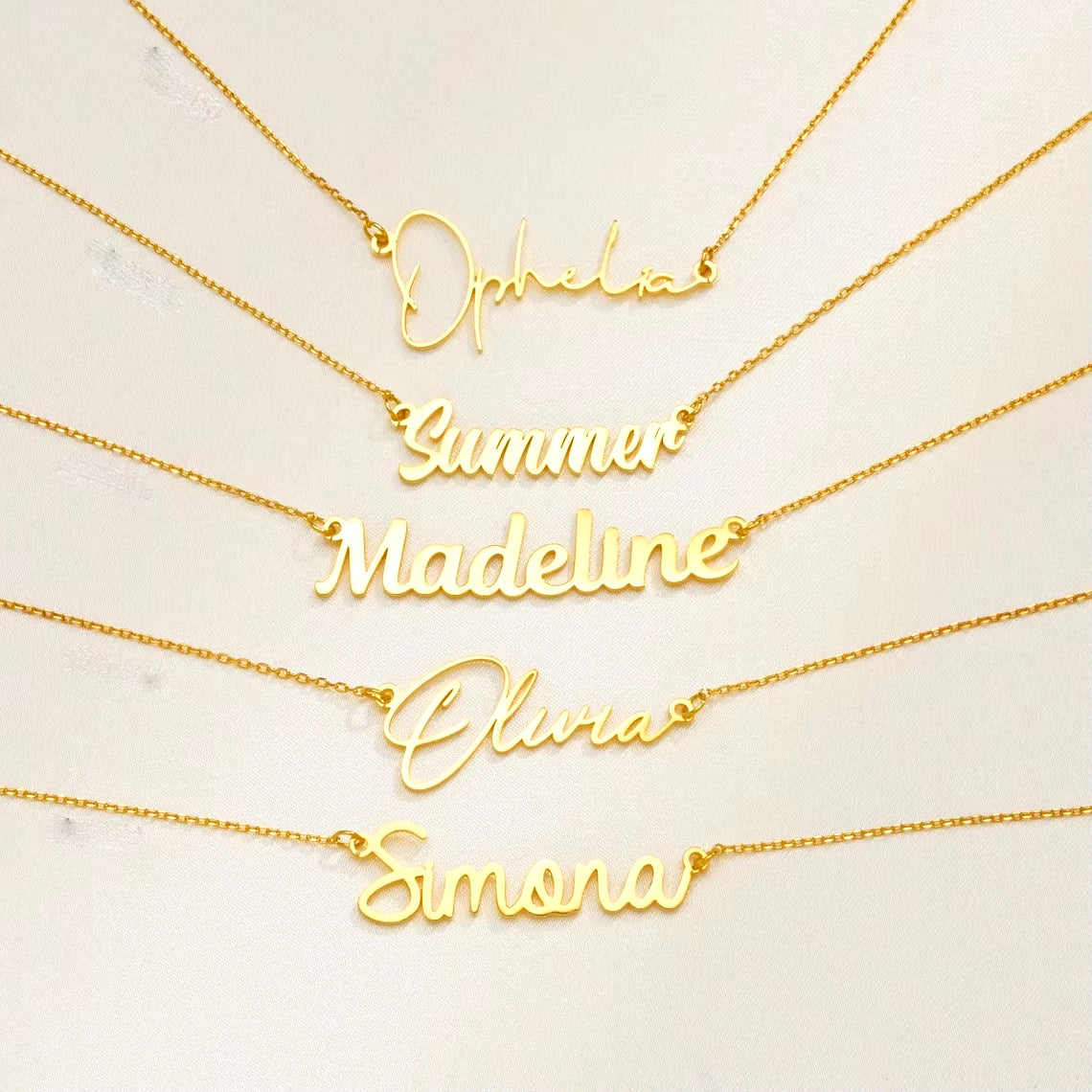 Customized Nameplate Stainless Steel Personalized Keepsake Necklace