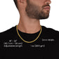 To My Forever Treasure- Cuban Link Chain - PlumOnyx