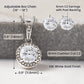 Eternal Hope Necklace & Earring Jewelry Set Message Card - PlumOnyx
