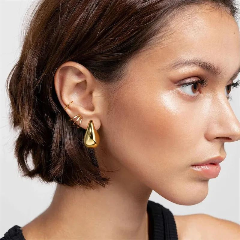 Drop Earrings - PlumOnyx