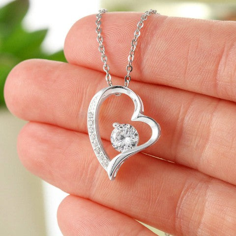 To My Beautiful Wife Forever Love Necklace - PlumOnyx
