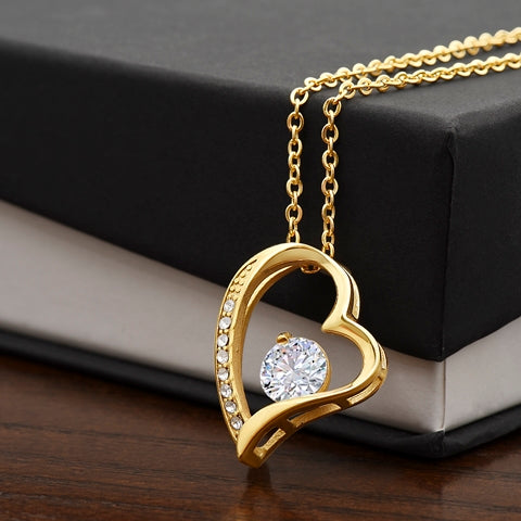 To My Beautiful Wife Forever Love Necklace - PlumOnyx