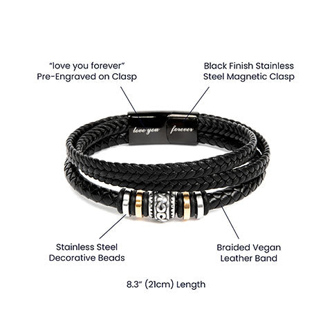To My Greatest Gift - Love You Forever Bracelet - PlumOnyx