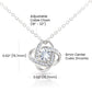 To  My Heartthrob Love Knot Necklace - PlumOnyx