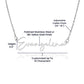To My Darling Wife Signature Name Necklace - PlumOnyx